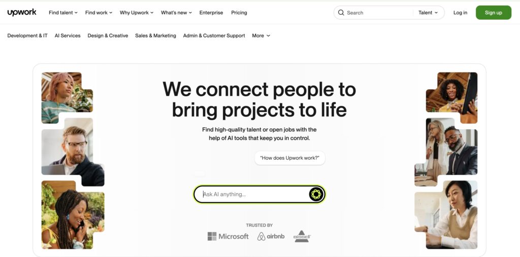 Upwork Micro Tasks Sites